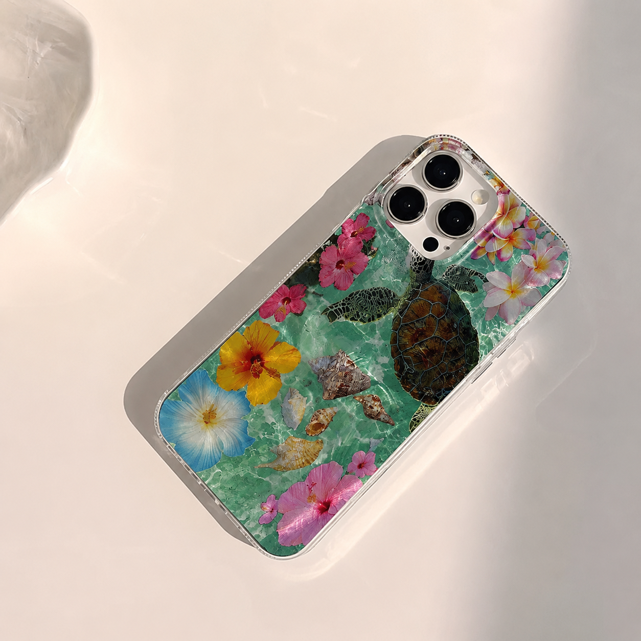 Aloha Blossom Turtle Phone Cover