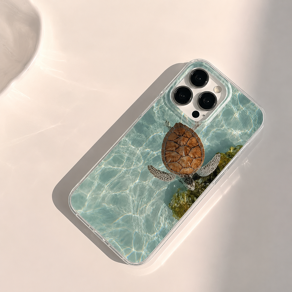 Sunlit Coral Reef Phone Case